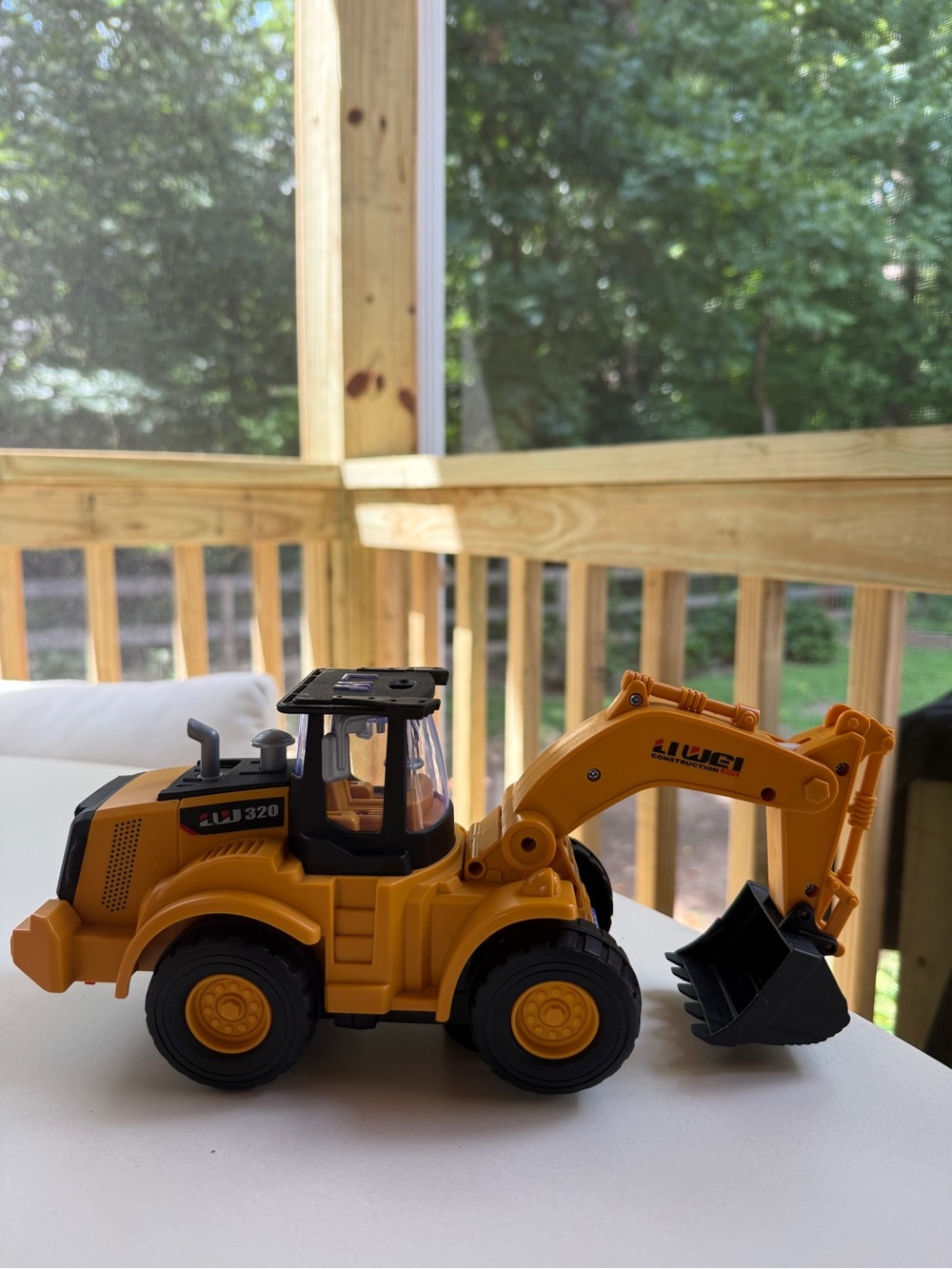 Yellow Kids Excavator Toy - Construction Loader